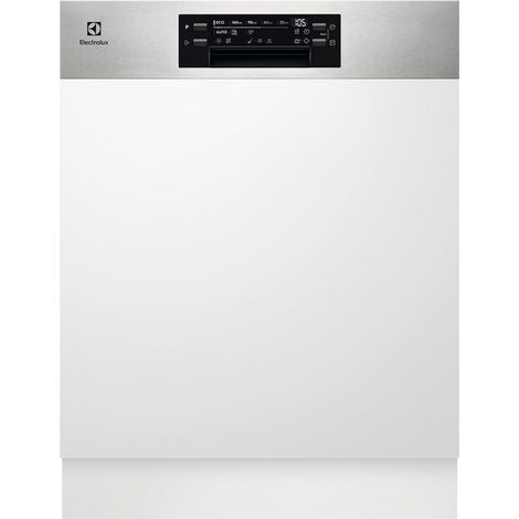 Electrolux – Lave-vaisselle encastrable 60 cm – 13 couverts – Classe énergétique D – 44 dB – Consommation 9,9 L par cycle – Réglage des pieds 8 cm - EES47310IX (1/4)