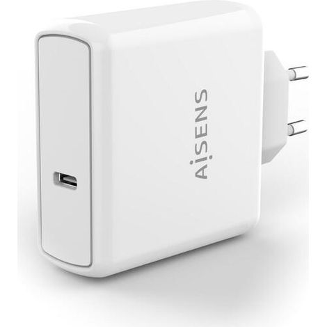 Cargador Aisens ASCH-1PD60-W Blanco 60 W USB-C (1 unidad) (1/3)