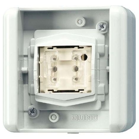 Jung Pulsador KNX BA – Posición del pulsador – 1 vía, WG 800 8471.01 LED W