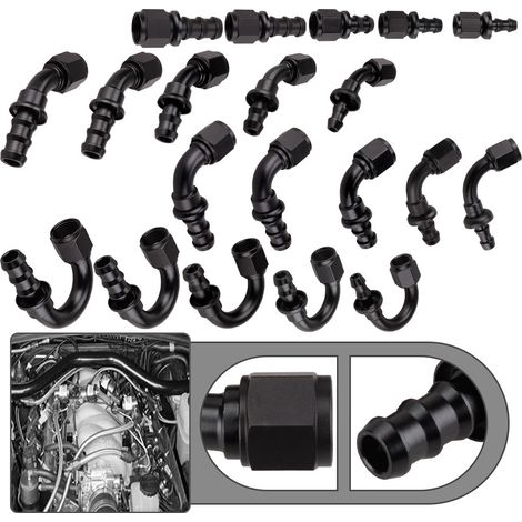 Automobil-Modifikationsteile AN4/6/8/10/12 Schnellleckagefreier Ölleitungsanschluss für umgekehrten Ölkühler - AN10 (1/4)