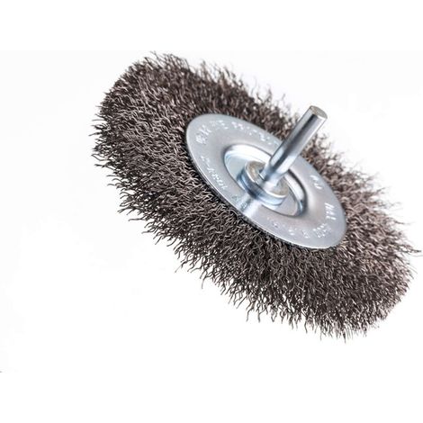 STANLEY SPAZZOLA CIRCOLARE IN ACCIAIO CON GAMBO DIAM. 100 MM SPESSORE FILI 12 MM STA36010 (1/2)