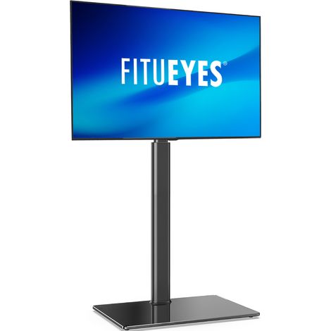Support TV pied pour écran 32-60 pouces – Hauteur réglable 1060-1240mm – Angle ajustable ±35° – VESA 200x200-600x400mm – Charge max 30kg – Fitueyes