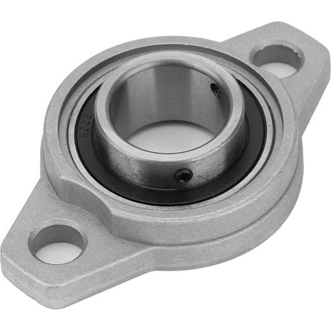 Palier miniature KFL006 en alliage zinc-aluminium monté sur semelle à bride rhombique (1/5)