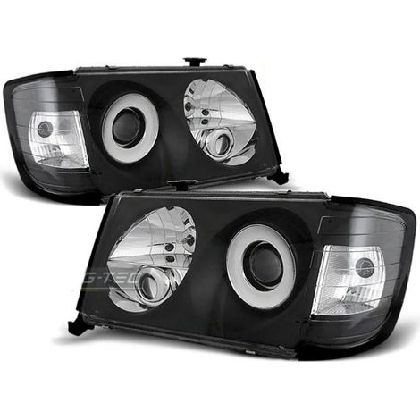 Paire de feux phares Mercedes classe E W124 93-95 design noir-27361492 (1/2)