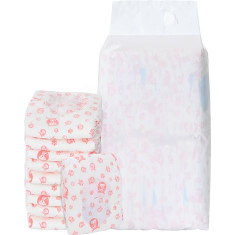 Disposable Dog Diaper Female 30 pcs White M vidaXL