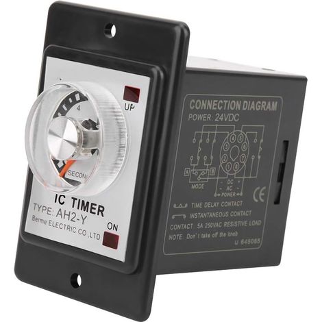 Relais temporisé basse tension Berm AH2 Y 24V pour systèmes de (1/5)