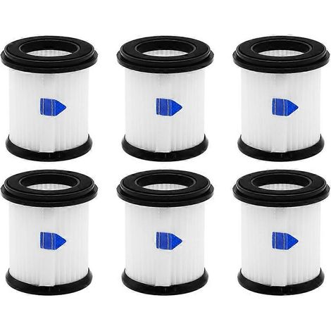 Lot de 6 filtres HEPA avec filtre à mailles de rechange pour aspirateur sans fil INSE N5S S6T S6P Pro - Pièces détachées