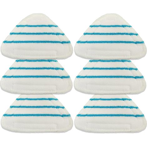 6 Lingettes pour  Balais Vapeur Steam Mop Recharge Accessoires Microfibre pour Vileda Nettoyeurs Vapeur