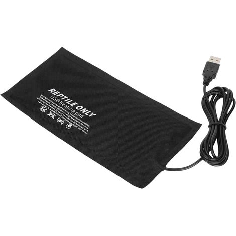 Tapis chauffant USB en fibre pour reptiles (serpents, lézards, bernard-l'hermite, tortues, petit modèle) (1/5)