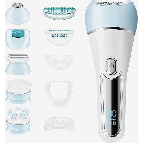 Épilateur 6 en 1 pour femmes, rasoir électrique rechargeable étanche IPX7-AquaForge (1/5)