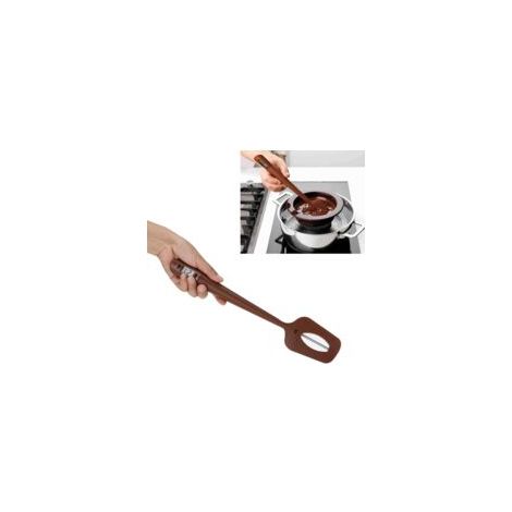 Termometro da cucina, termometro per marmellata, termometro per crema al cioccolato, termometro digitale portatile da 32 cm per alimenti, sciroppi e salse - Crezuo