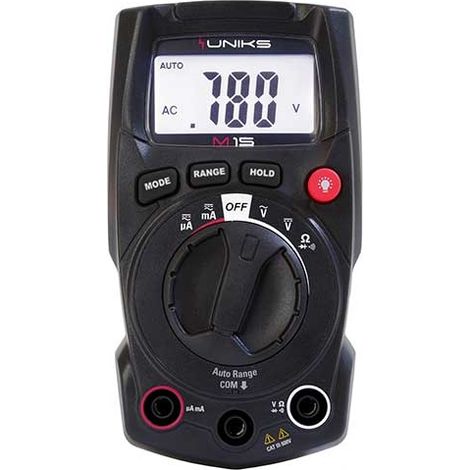 Multimetro digitale per misure in TRMS fino a 1000Vdc e 750Vac Uniks M32 (1/3)