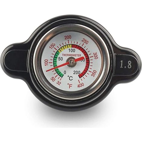 Bouchon de radiateur haute pression avec manomètre, 1,8 bar (25,6 psi) pour Honda et Kawasaki (1/5)