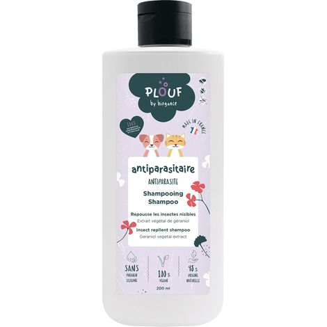 Shampoing antiparasitaire Plouf : 200ml