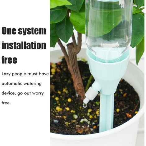 3PCS goutteurs réglables pour arrosage automatique des plantes, système d'irrigation goutte-à-goutte avec vannes de contrôle ajustables (1/5)