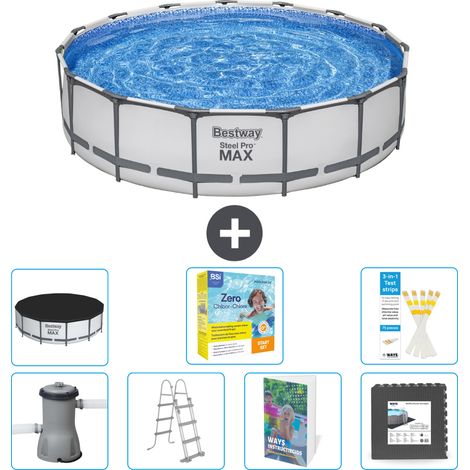 Bestway Steel Pro MAX Rund - 457x122 cm - 8-teilig S607
