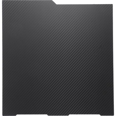 Plateau d'impression flexible texturé PEI lisse PET en fibre de carbone double face, 256 x 268 mm, pour Kobra 3 (1/5)