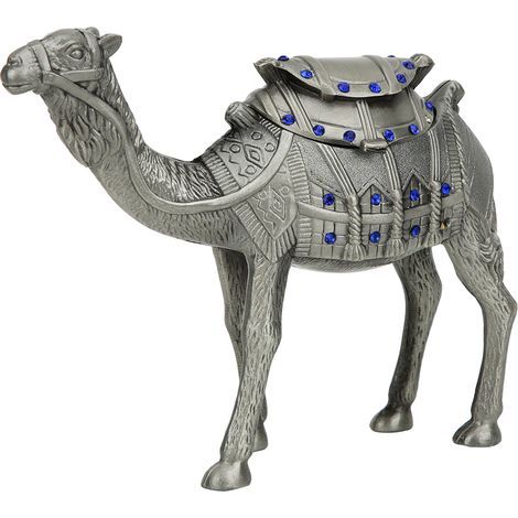 Niedliche Schmuckaufbewahrungsbox in Tierform aus Legierung mit Strassverzierungen – Geschenkidee für Zuhause (1/5)