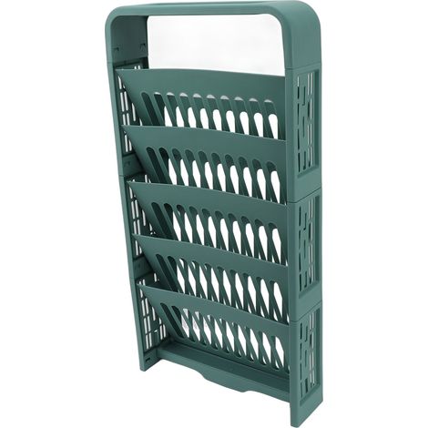 Étagère à 5 niveaux grande capacité, compacte, robuste et durable, avec rangement pour fournitures scolaires, idéale pour la salle de classe et la maison. Écologique. (1/5)