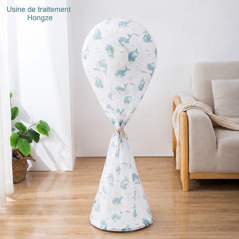 Housse anti-poussière pour ventilateur de table modèle court motif baleine bleue bleu réf 5045 100 g – Livraison gratuite