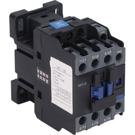 Contacteur AC 12A 380V 50Hz, Montage Rail DIN, Commande de Circuit Domestique et Industriel, NXT‑12 (1/5)