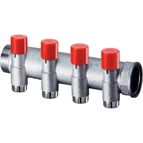 FAR 3923 Collettore Con Detentore Diam.1" Maschio Femmina X 24/19G 4 Derivazioni - 3923 104 (1/5)