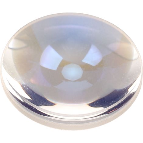 Lentille ménisque convexe-concave portable, verre optique clair, petit dispositif éducatif pour enseignement de la physique. (1/5)