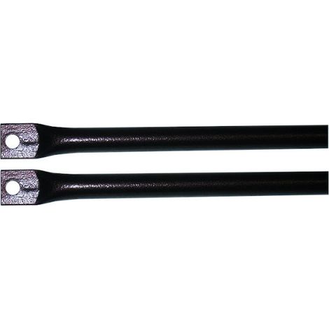 Jeu de tringles pour serrure multipoints ISEO PERFECTA 3 points Noir