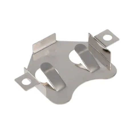 Clip pour pile 1 x RS PRO CR2032, raccordement Montage en surface ( Prix pour 1 )