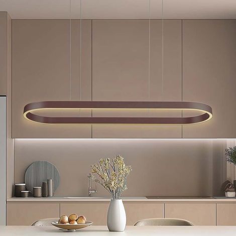 [GEBRAUCHT] B-Ware Lucande Pendelleuchte Hängeleuchte LED Smart Kaffee Tuya Fernbedienung CCT (1/2)