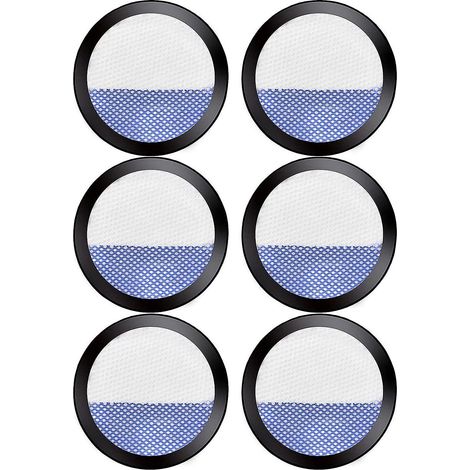 Lot de 6 filtres NEC190 de rechange lavables pour aspirateur Tablenco, compatibles avec Eureka RapidClean Pro Stick NEC180 NEC185 NEC186 NEC190 (1/5)