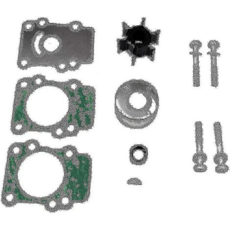 Kit de turbine de pompe à eau pour moteur hors-bord Yamaha 9,9 15 CV 682-w0078-a1-00 18-3148 (1/5)