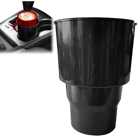 Porte-gobelet universel pour voiture , grand bouteilles et gobelets de 81 à 102 ml , adaptateur régl (1/5)