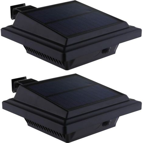 Lampe solaire pour gouttière 40 LED – Éclairage extérieur 700 lumens – Résistante aux intempéries – Installation facile sur gouttière (1/5)