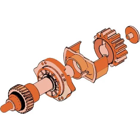 FAAC 63000509 Nouveau groupe d'arbre lent pour moteur DELTA 740 741 (1/3)