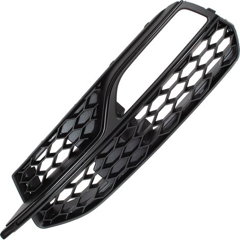 Griglia anteriore sinistra per Audi A3 8V S-LINE 12-16 con fari alogeni, colore nero. (1/2)