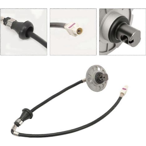 Support de base d'antenne radio avec câble pour Jeep Wrangler 2007-2023. Remplace la référence 56040921AG. (1/5)