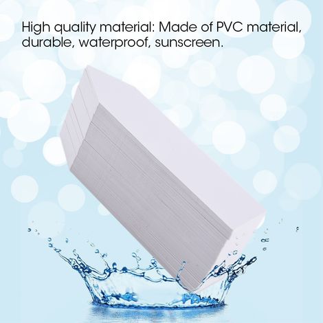 Étiquettes de jardinage en plastique blanc x100, marqueurs de plantes pour pots, pépinière, étiquettes de semis, piquets de terreau résistants (1/5)