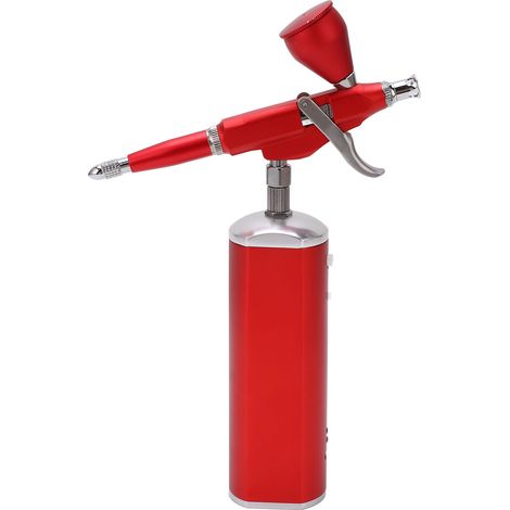 Mini aérographe rechargeable USB avec démarrage et arrêt automatiques, pompe à air et pistolet de pulvérisation jusqu'à 30 PSI (1/5)