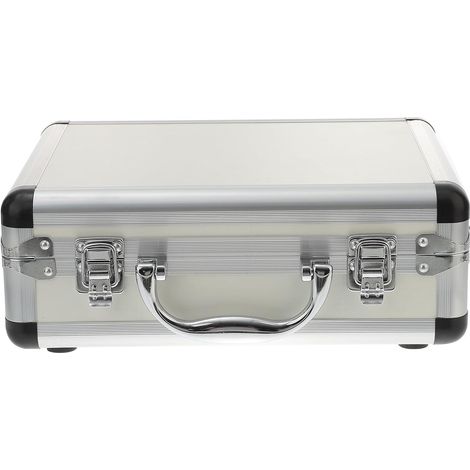 Boîte à Outils en Alliage D’Aluminium Argentée à Code Portable Format à Main Léger, pour Clé et Perceuse Électrique, Usage Domestique (1/5)