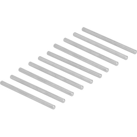 10 Stück lange Stangenmuttern, Sechskantkupplungen, gerade Stangenbefestigungen aus Edelstahl für Gobilda, Durchmesser 5 mm, 4102-0005-0135 (1/5)