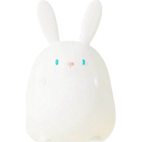 Veilleuse LED en silicone lapin mignon de dessin animé (1/3)