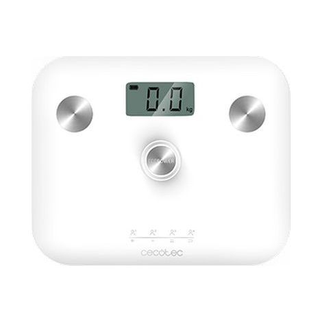 Balance Numérique de Salle de Bain Cecotec EcoPower 10100 Full Healthy LCD 180 kg Blanc verre 180 kg (1/5)