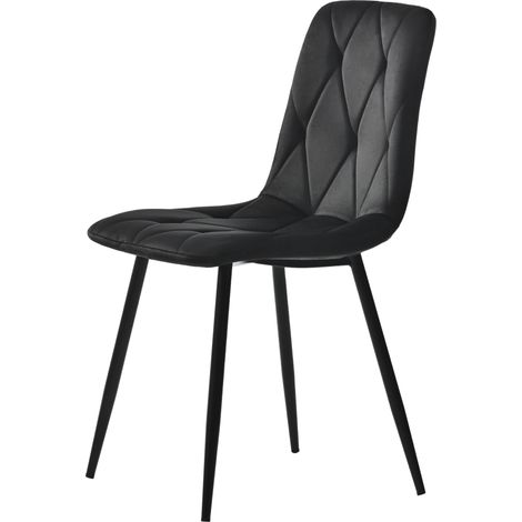 Conjunto de comedor 5 piezas mesa redonda MDF con efecto mármol y 4 sillas de terciopelo (1/5)