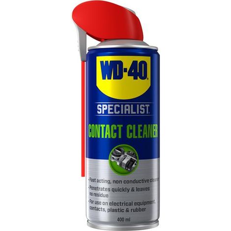 WD-40 Specialist Fast-Drying Contact Cleaner Aerosol 400ml for Electrical and Electronic Equipment (1/5)