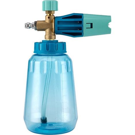 Pulvérisateur de mousse haute pression 4000 psi, pistolet à eau, pulvérisateur de mousse multifonctionnel, pistolet haute pression, interface de connexion rapide 1/4" NPT, violet martin-pêcheur entièr (1/5)
