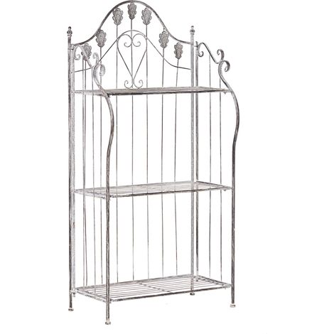Regal VISANO Metall 123 cm 59 cm Grau