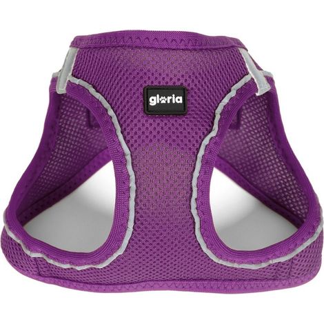 Harnais pour Chien Gloria Air Mesh Trek Star Réglable Violet Taille L (33,4-35 cm) (1/4)