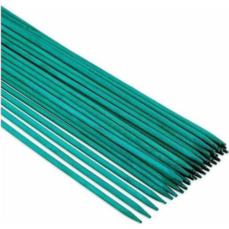 DBBEGK 50 pièces 38cm supports de plantes bâtons de plantes vertes bâtons de fleurs en bambou bâtons de bambou pour plantes grimpantes supports de plantes, environ diamètre 5 mm (1/4)