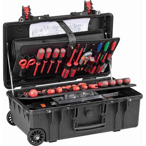 Coffret à outils étanche GT LINE 52x21 cm, résistant à l'eau et durable.